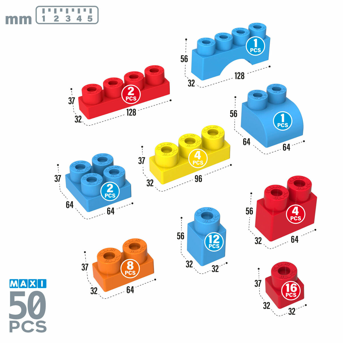 Juego de Construcción Color Block