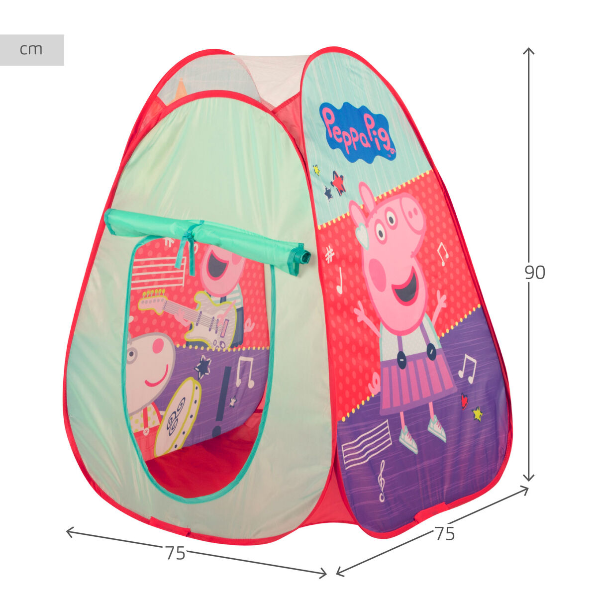 Tienda de Campaña Peppa Pig 75 x 90 x 75 cm 12 Unidades
