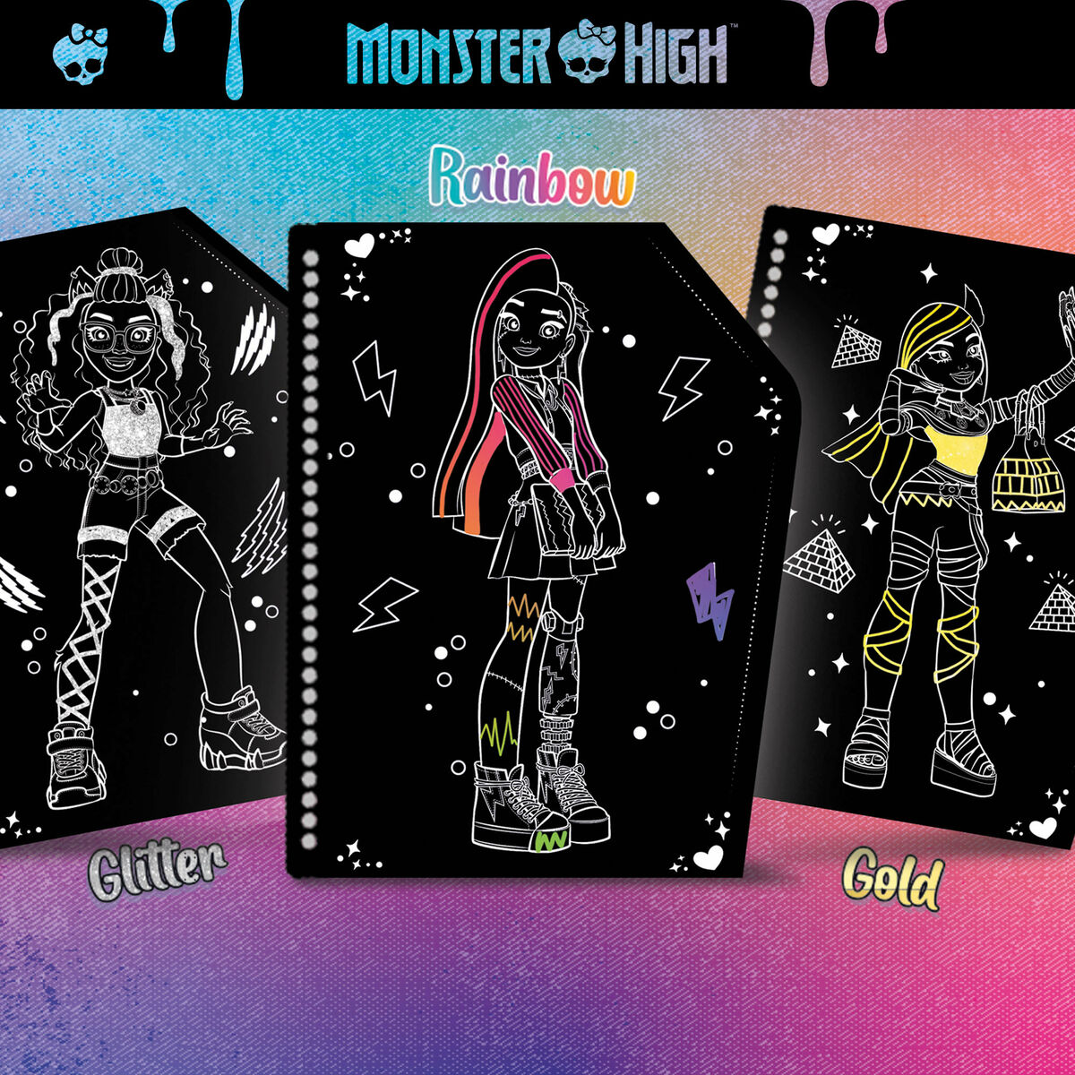 Set de Dibujo Monster High (12 Unidades)