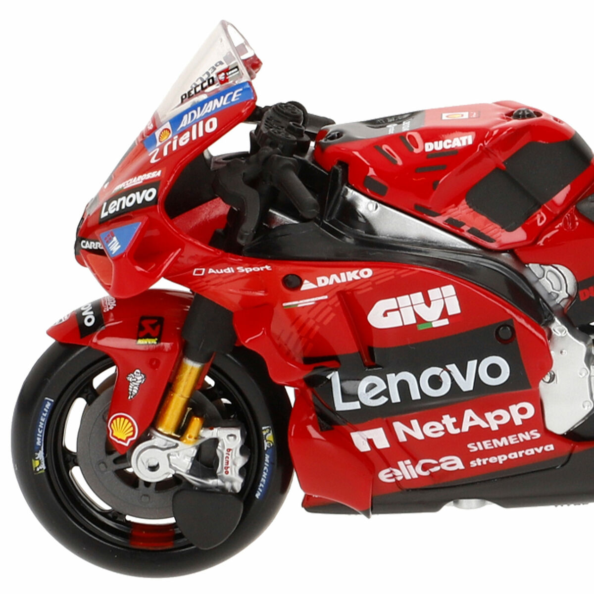 Motocicleta Maisto 2024 DUCATI LENOVO 12 X 8 X 4 CM