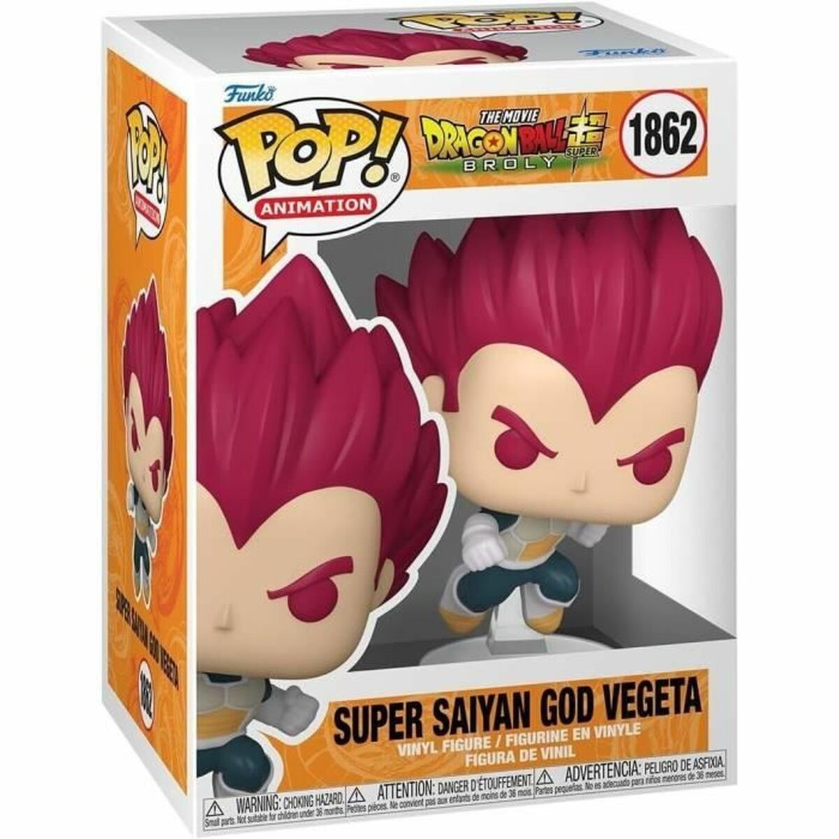 Figura Coleccionable Funko Pop! Super Sayan God Vegeta 1862