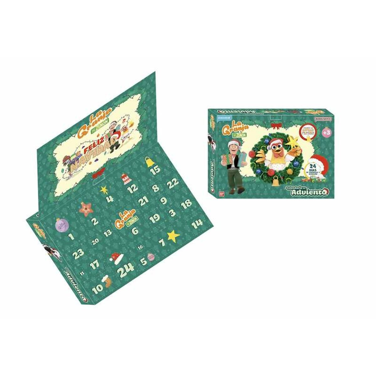 Calendario de Adviento Bandai