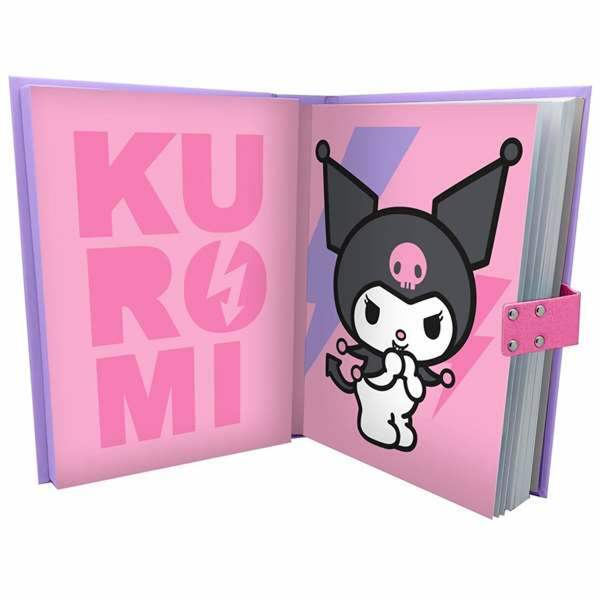 Diario secreto con candado Kuromi