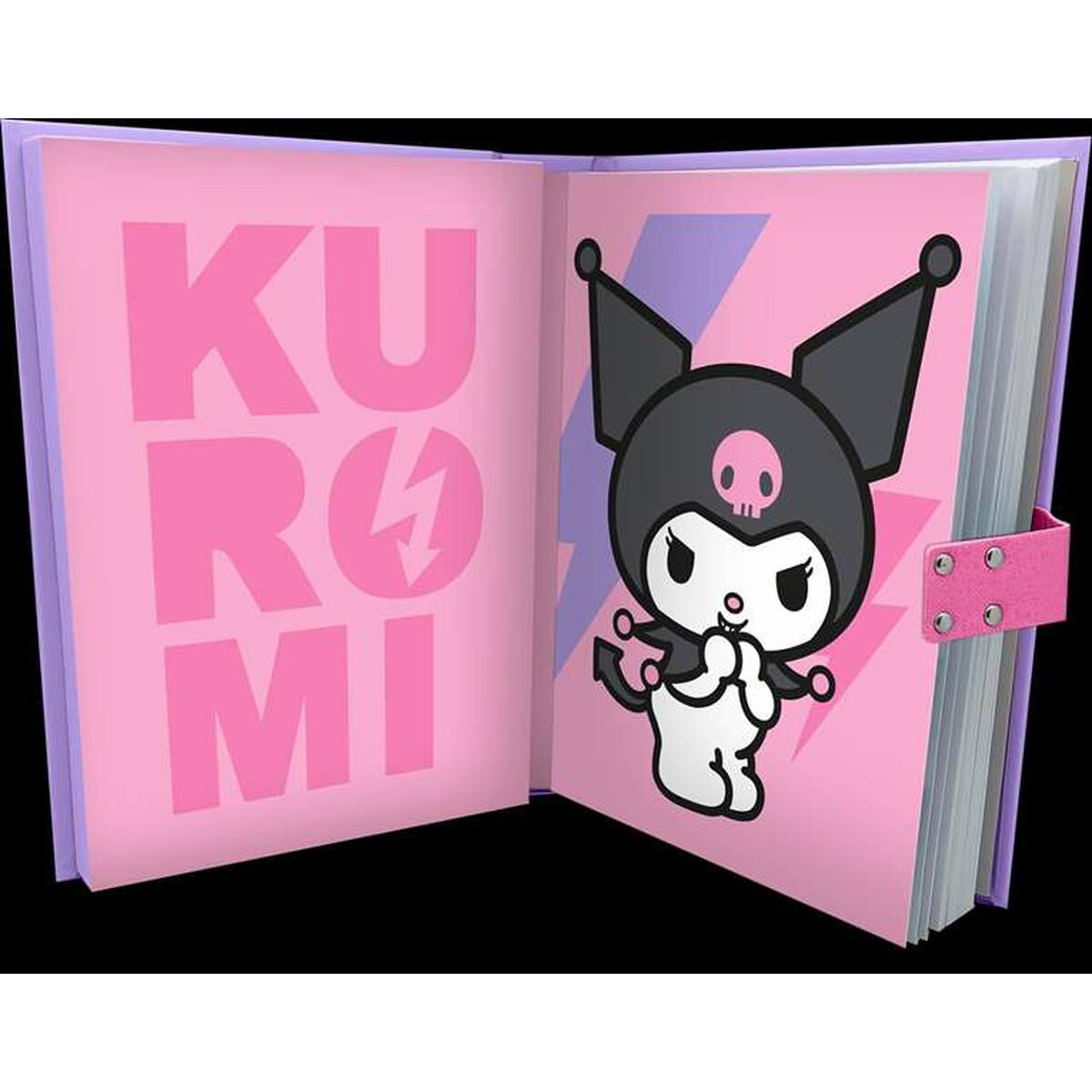 Diario secreto con candado Kuromi