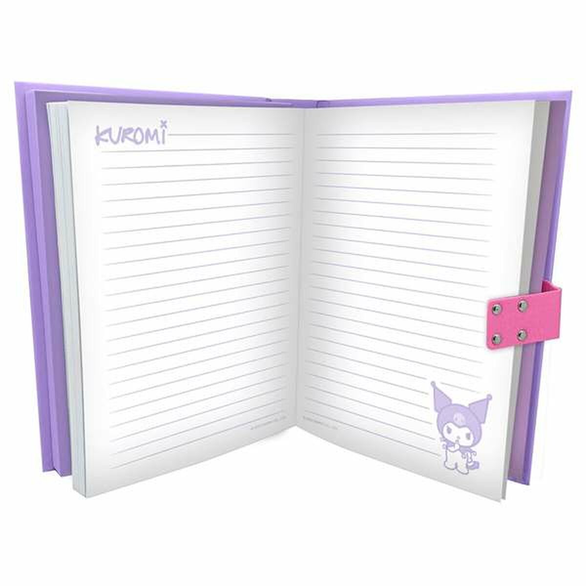 Diario secreto con candado Kuromi