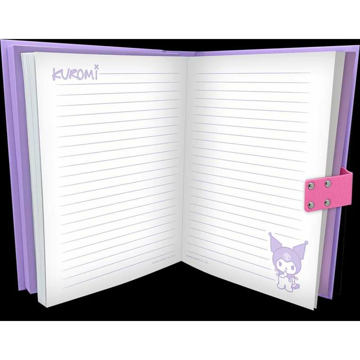 Diario secreto con candado Kuromi