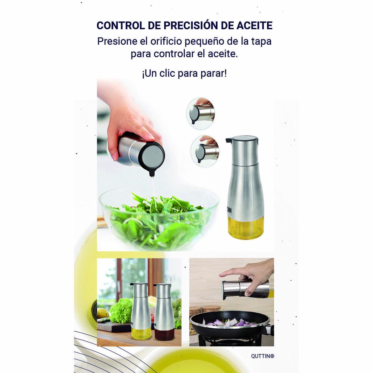 Aceitera Quttin 0,32 L 2 Piezas (12 Unidades)
