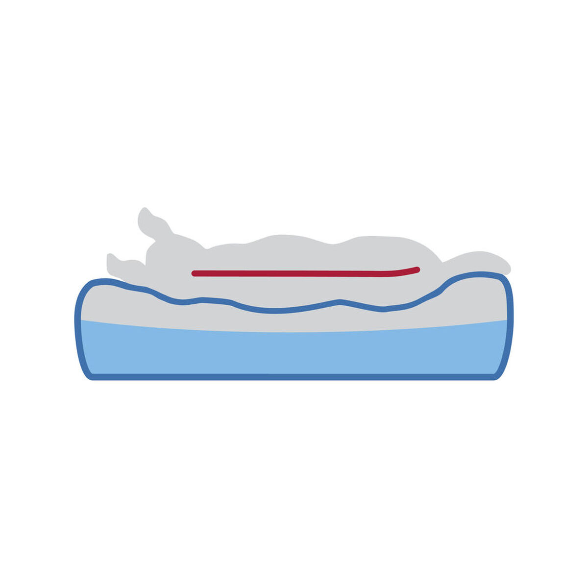 Cama para Perro Trixie Jonna Gris claro Cueva