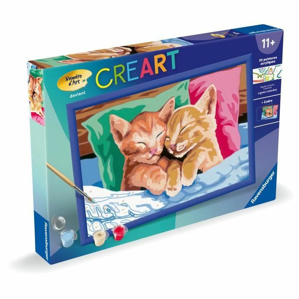 Set de Pintura por Números Ravensburger CReart Cats