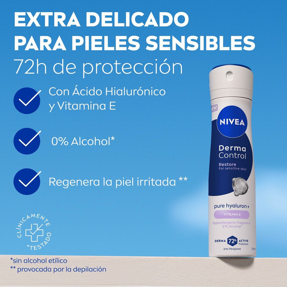 Desodorante en Spray Nivea DERMA PROTECT 250 ml
