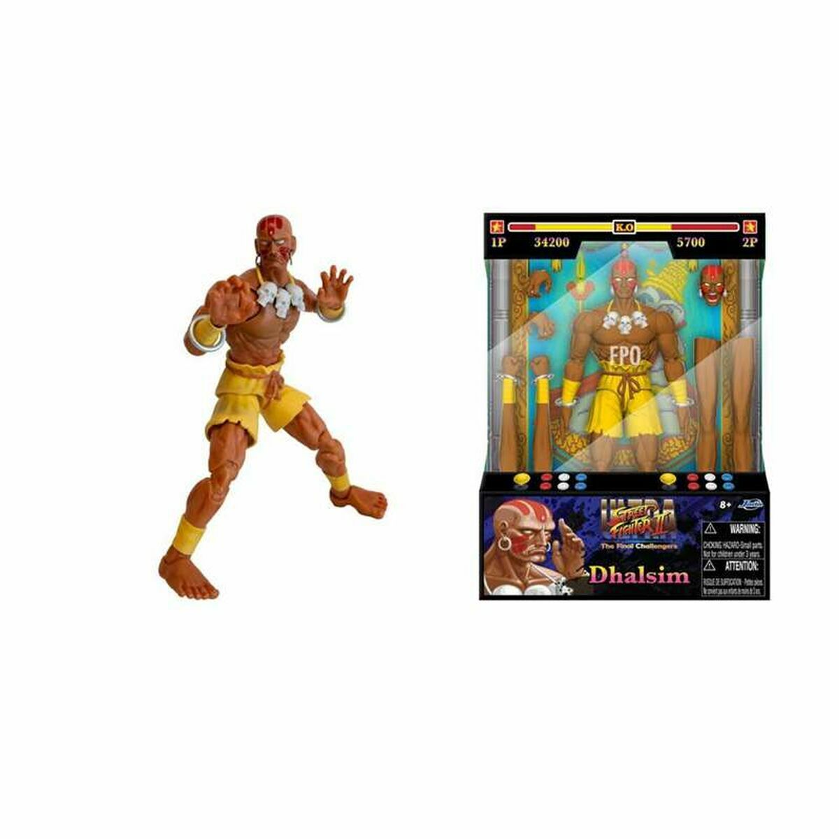 Figura Articulada Street Fighter Dhalsim