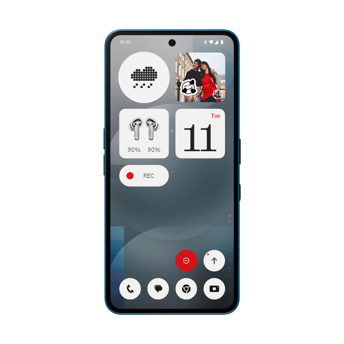 Smartphone Nothing A10400153 6,77" Octa Core 12 GB RAM 256 GB Azul