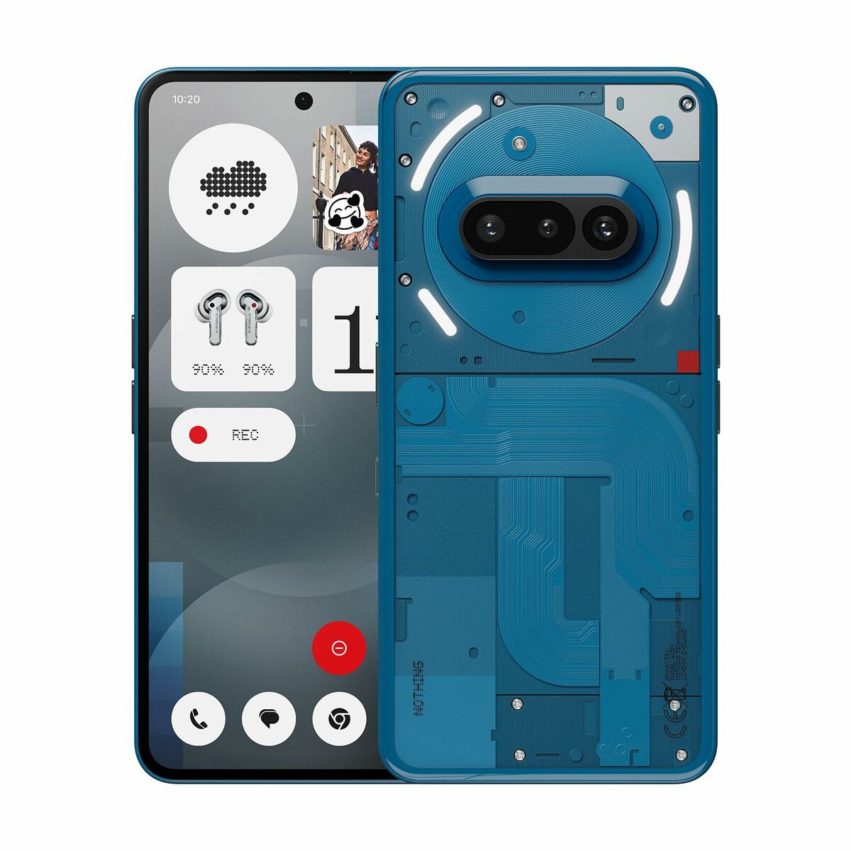 Smartphone Nothing A10400153 6,77" Octa Core 12 GB RAM 256 GB Azul