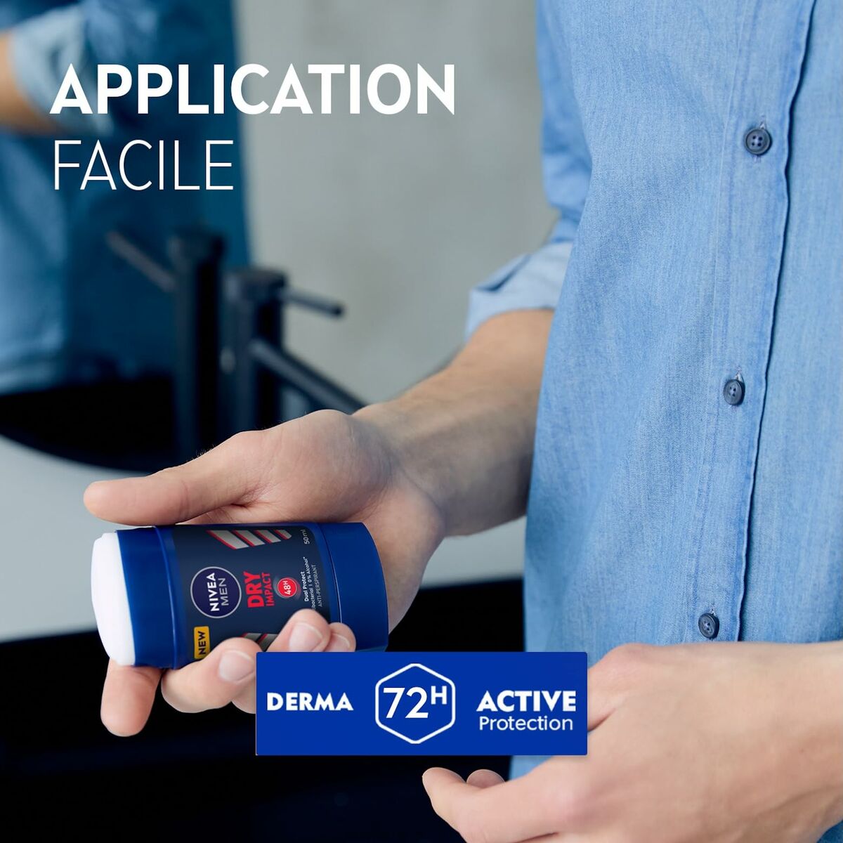 Desodorante en Spray Nivea MEN DRY IMPACT 50 ml