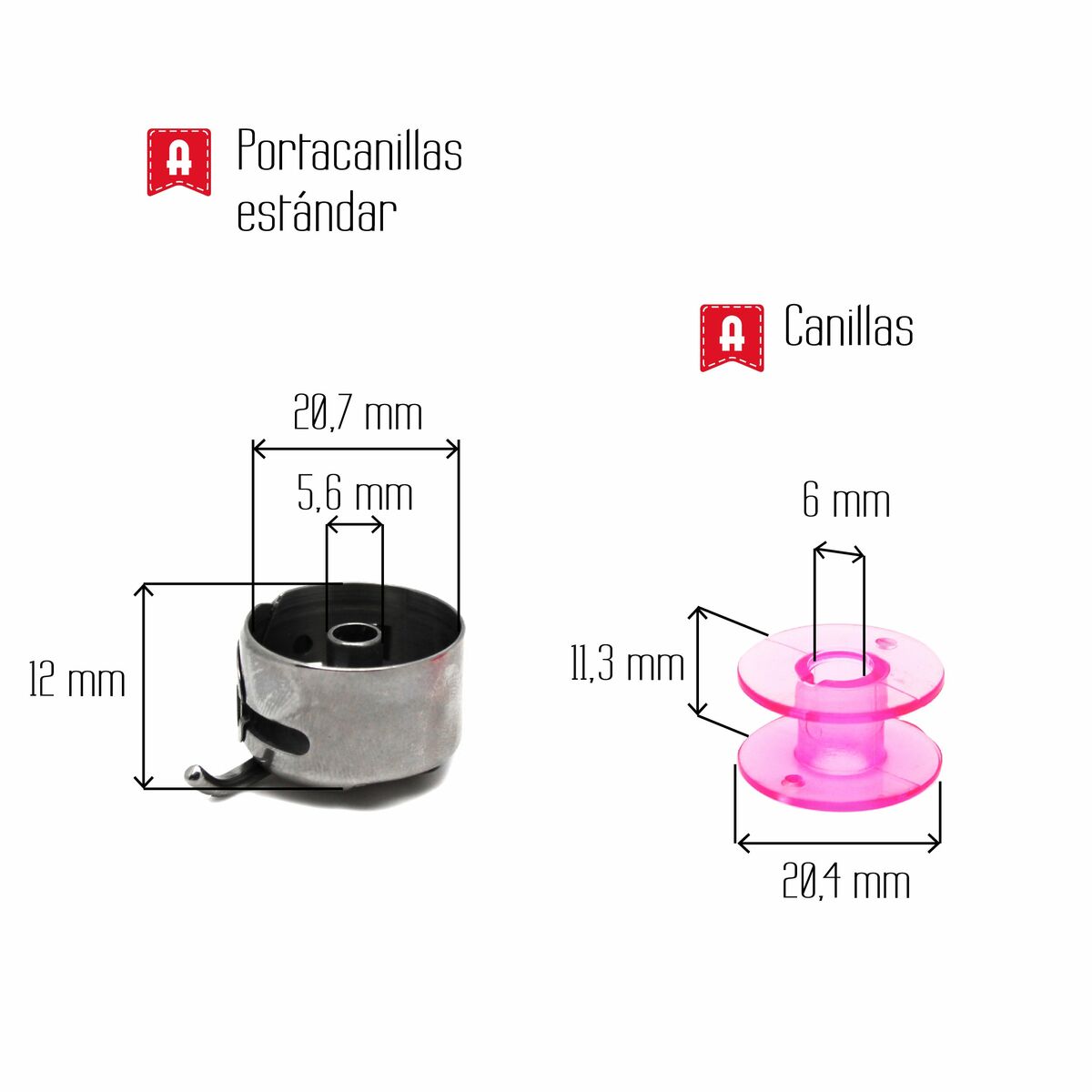 Bobina de hilo Alfa Plástico