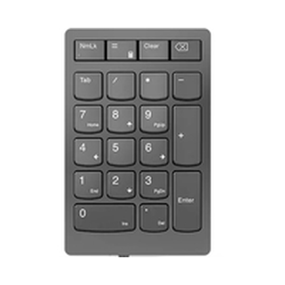 Teclado numérico Lenovo 4Y41C33791 Negro Gris