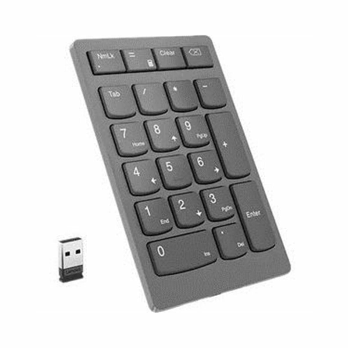 Teclado numérico Lenovo 4Y41C33791 Negro Gris