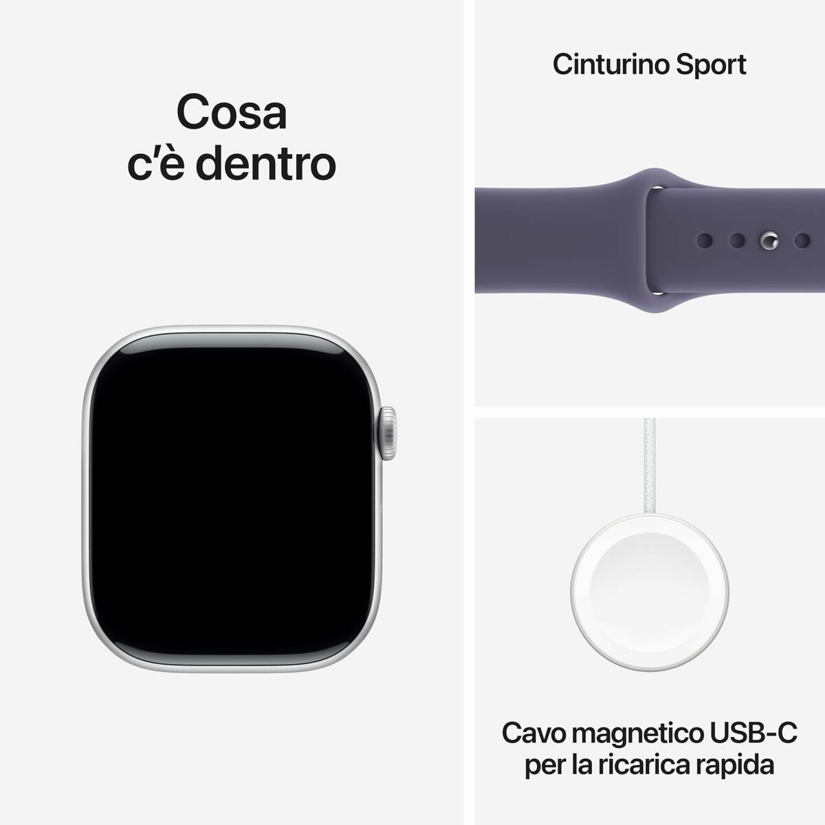 Smartwatch Apple MEVA4QL/A Plateado 46 mm