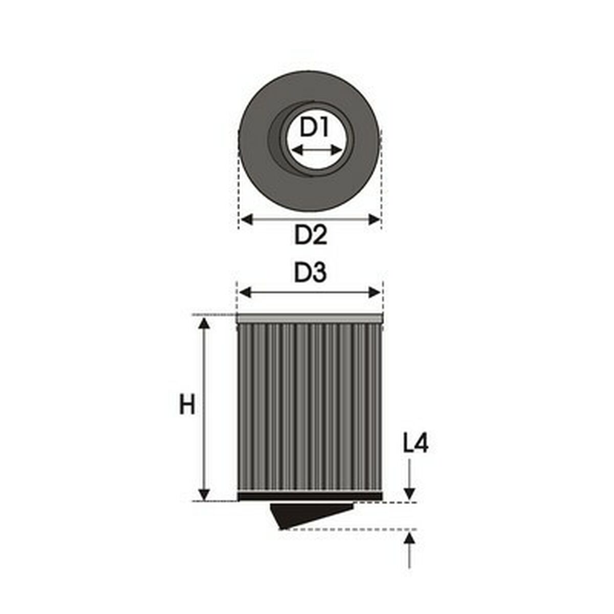 Filtro de aire Green Filters B9.65