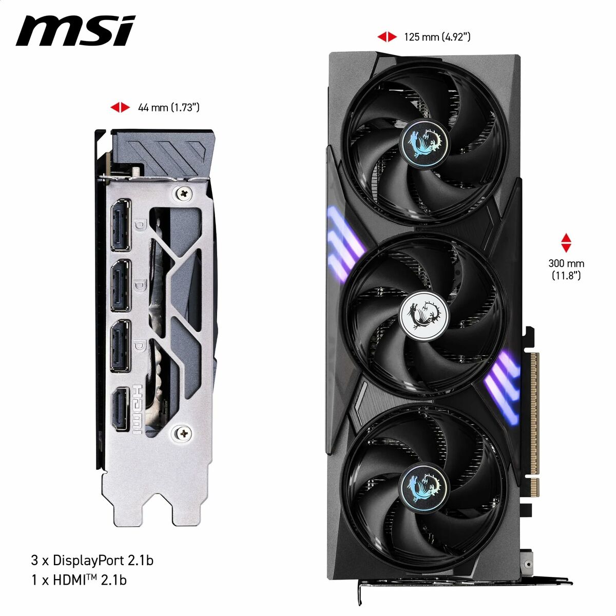 Tarjeta Gráfica MSI RTX 5060 Ti 16G GAMING TRIO OC