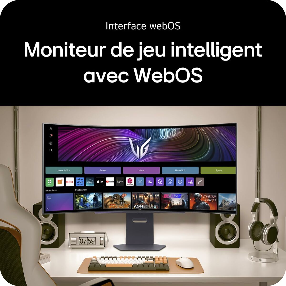 Monitor LG 45GX90SA-B Wide Quad HD 45"