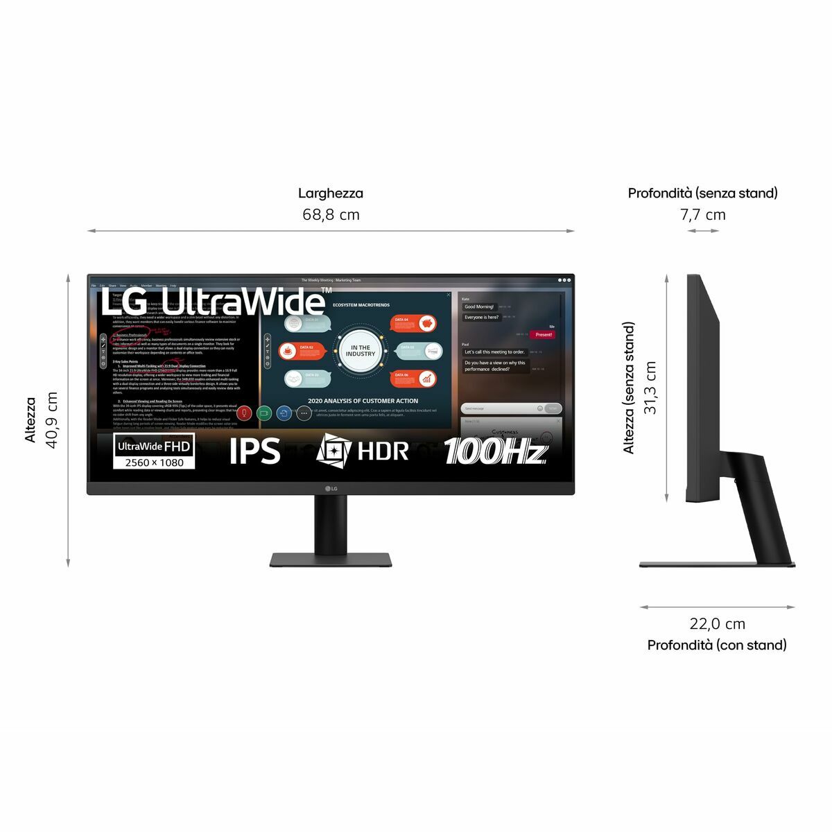 Monitor Gaming LG 29U511A-B 29" Full HD