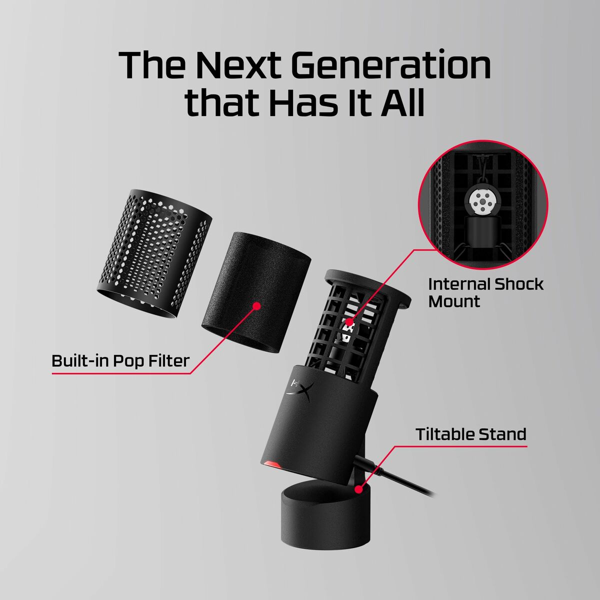 Micrófono HyperX AR0A0AA