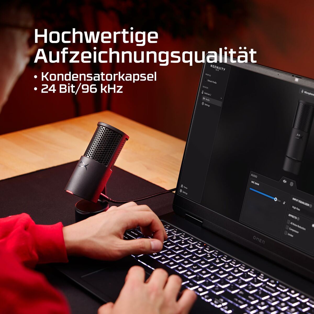 Micrófono HyperX AR0A0AA