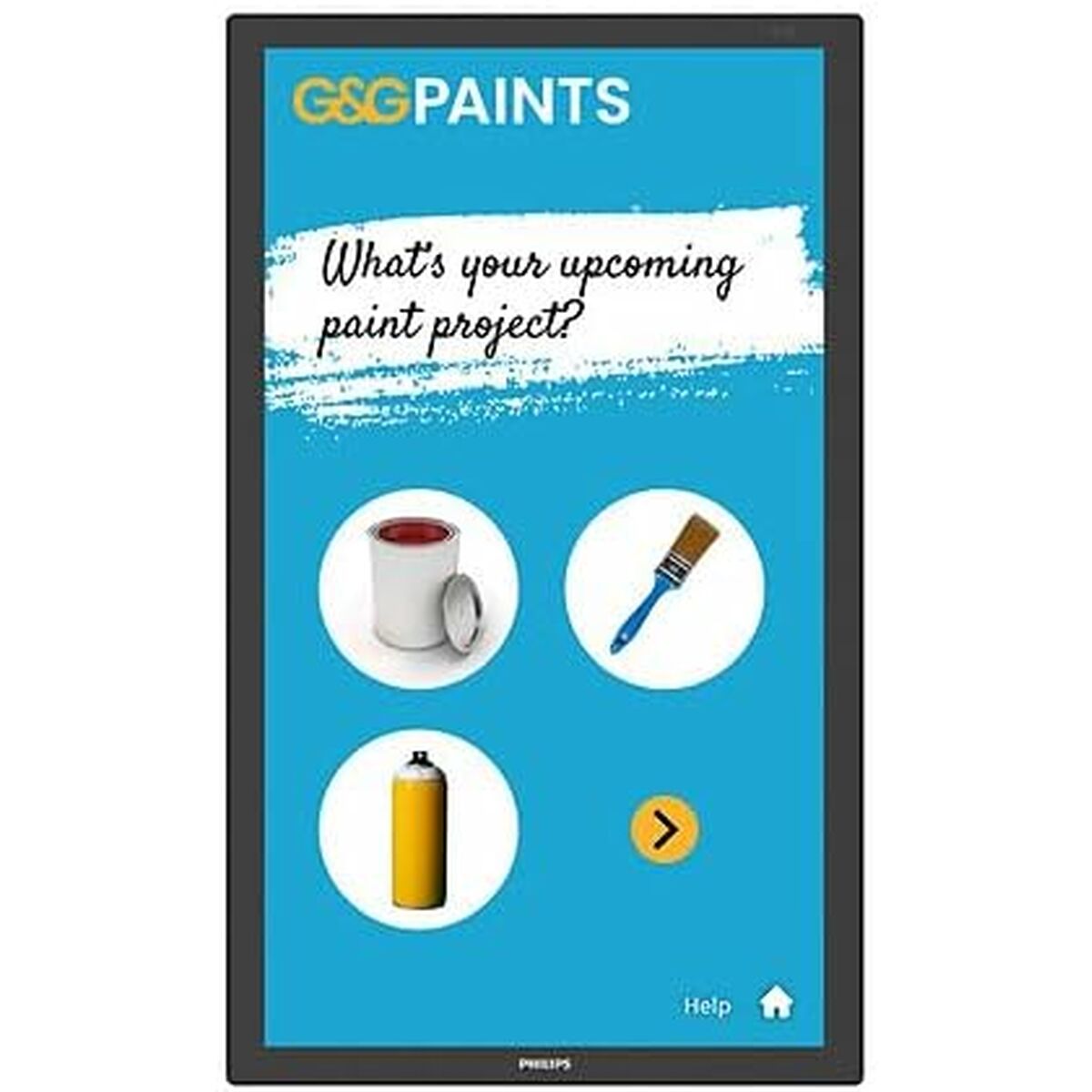 Alfombrilla Antideslizante Philips 24BDL3751T/00 Negro