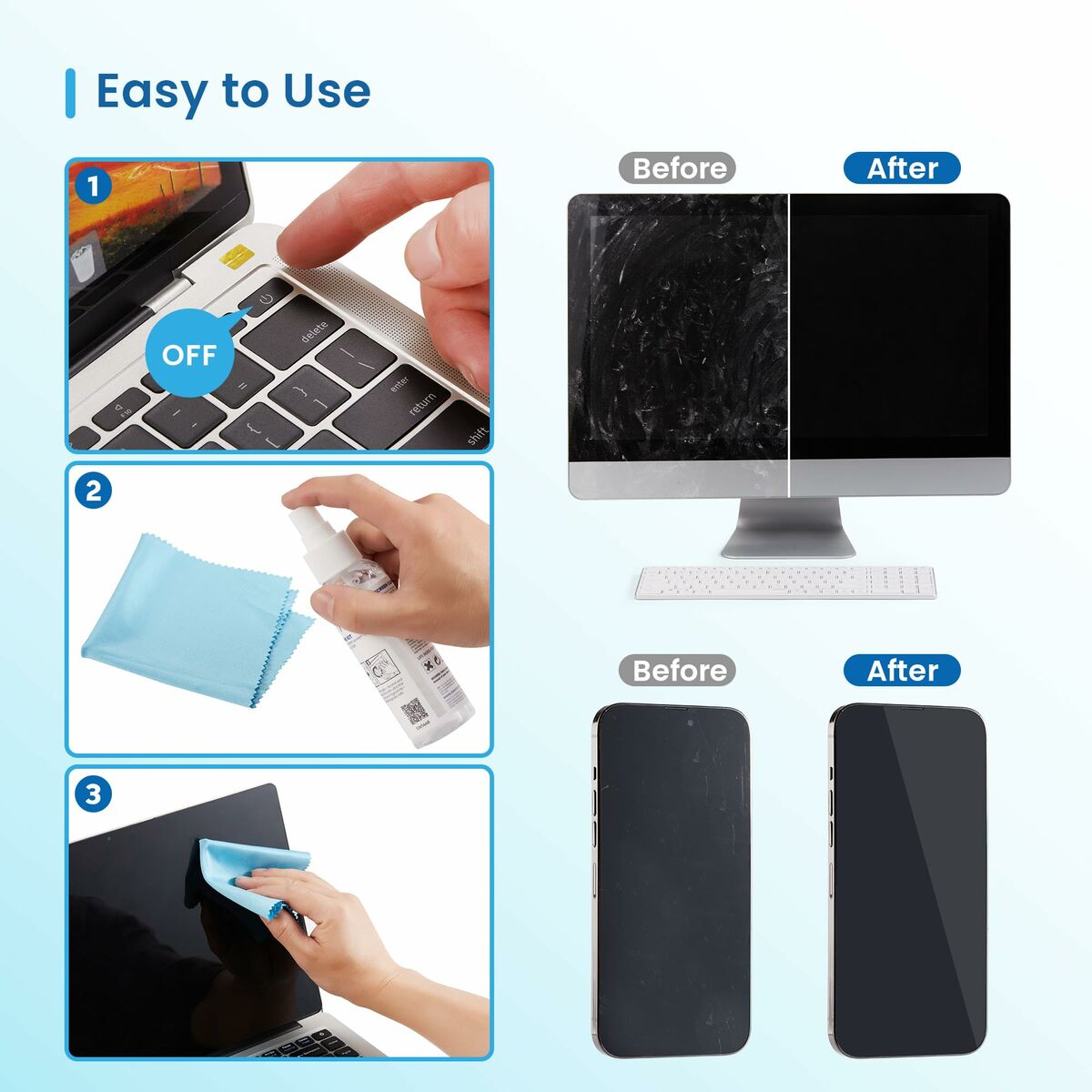 Kit de Limpieza para Pantallas Ewent EW5668 100 ml