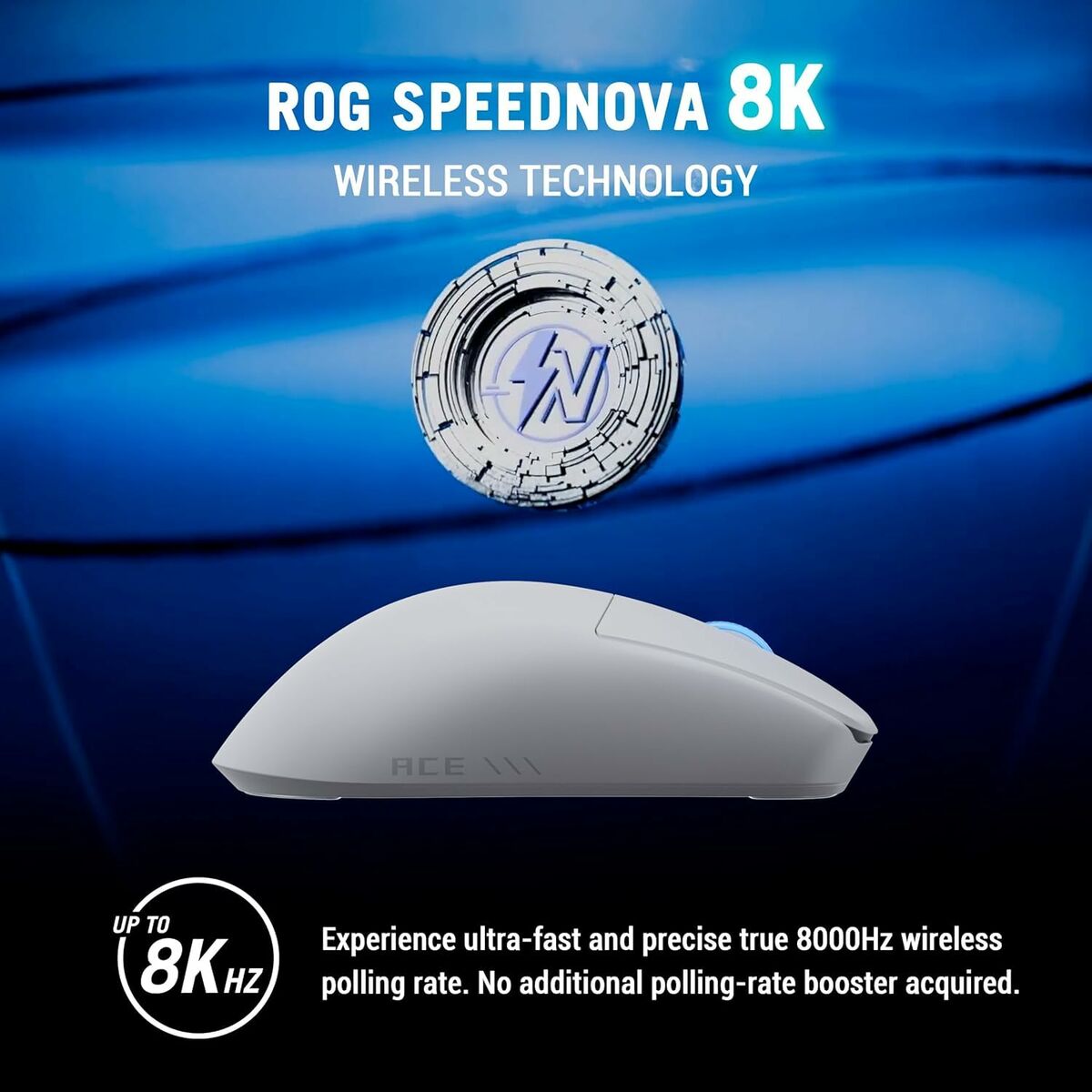 Ratón Asus 90MP0490-BMUA10 Blanco