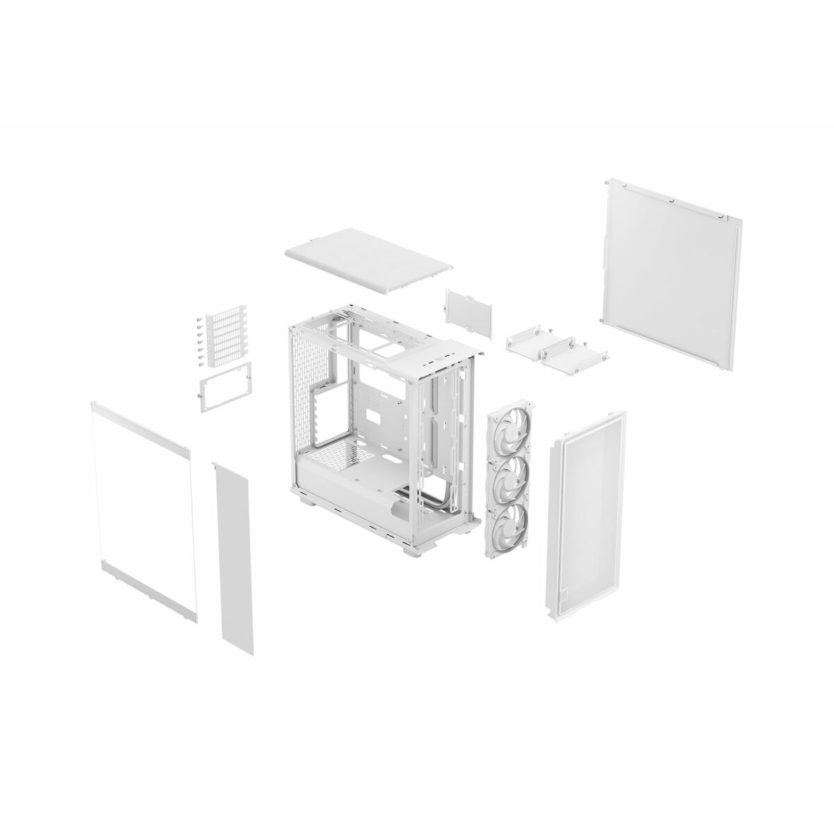 Caja Semitorre ATX Fractal Design FD-C-EPO1A-05 Blanco