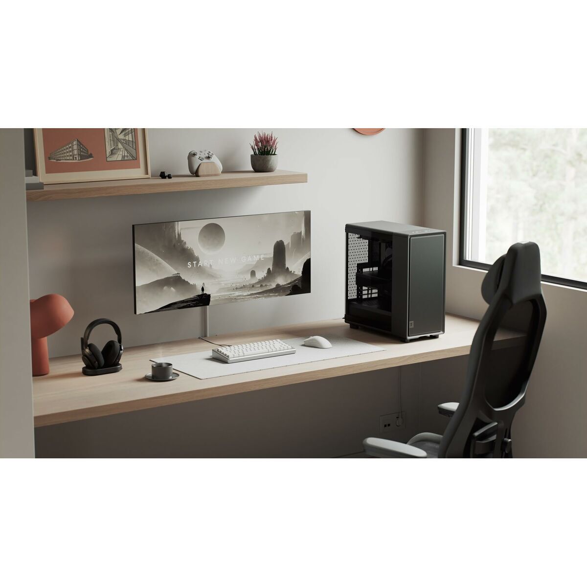 Caja Semitorre ATX Fractal Design FD-C-EPO1A-02 Negro