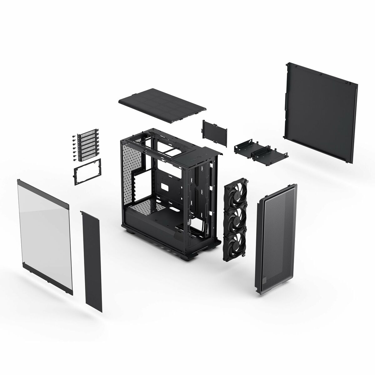 Caja Semitorre ATX Fractal Design FD-C-EPO1A-02 Negro