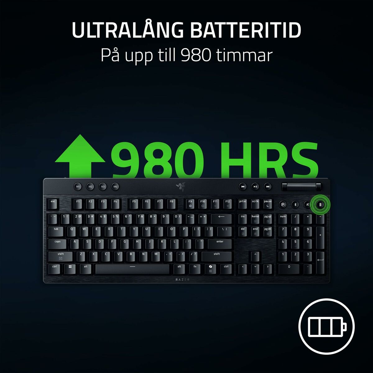 Teclado Razer RZ03-05270100-R3M1 Negro Qwerty US