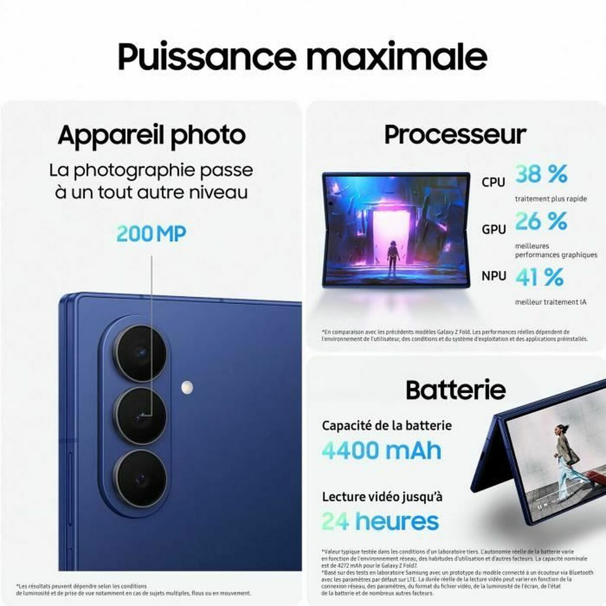 Smartphone Samsung SM-F966BDBCEUB 6.9" 512 GB 12 GB RAM Azul