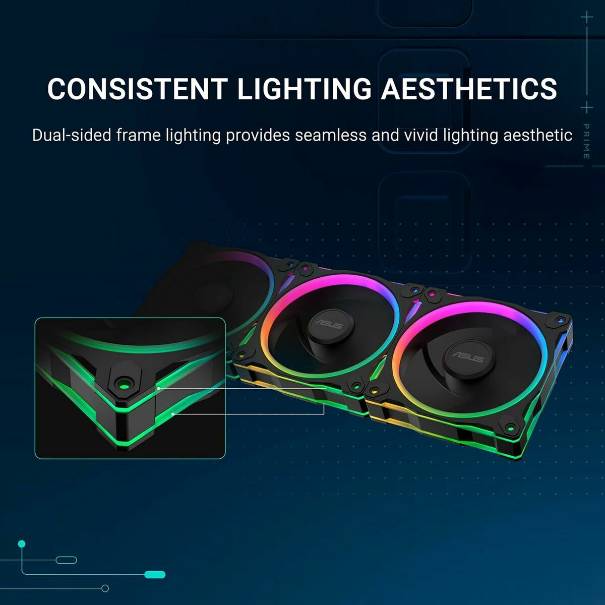 Ventilador de Caja Asus 90DA00L0-B09020 Negro