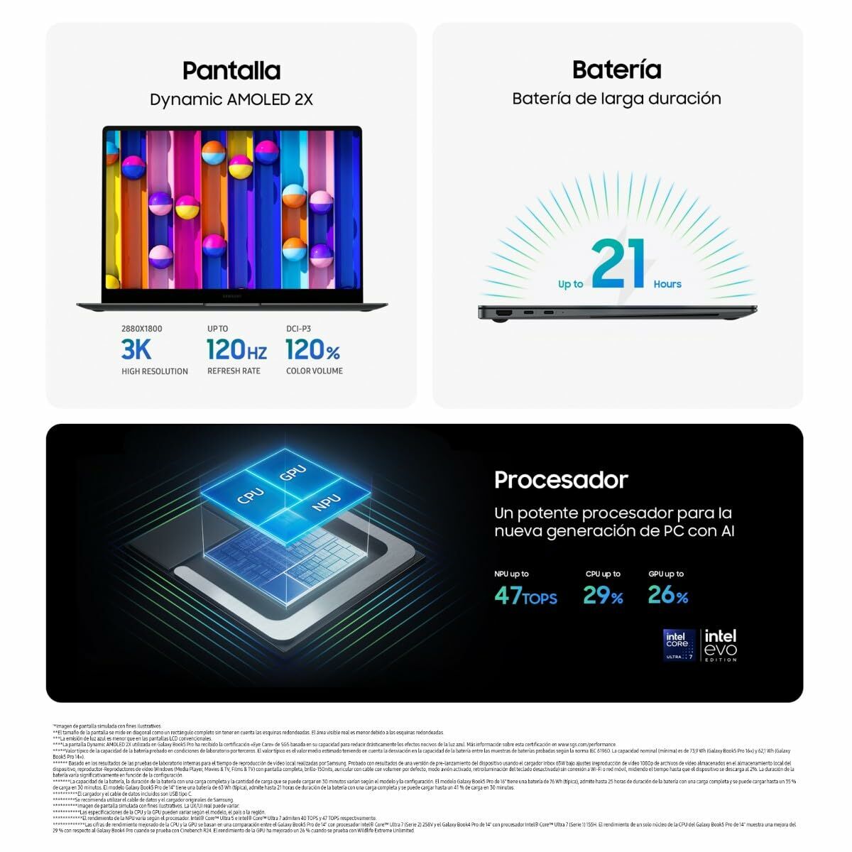 Laptop Samsung NP940XHA-KG3ES 14" 16 GB RAM 1 TB SSD