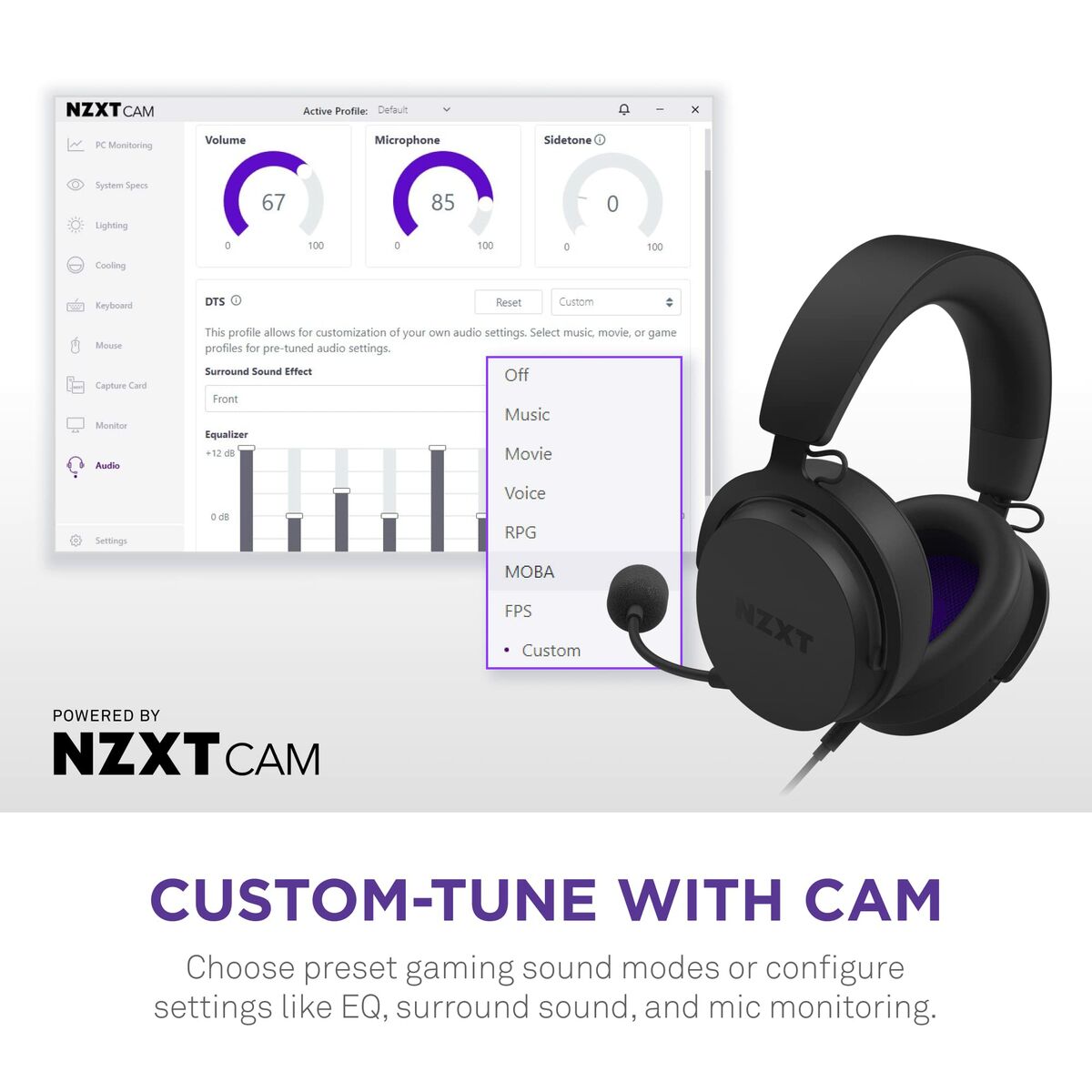Auriculares NZXT AP-WCB40-B2 Negro
