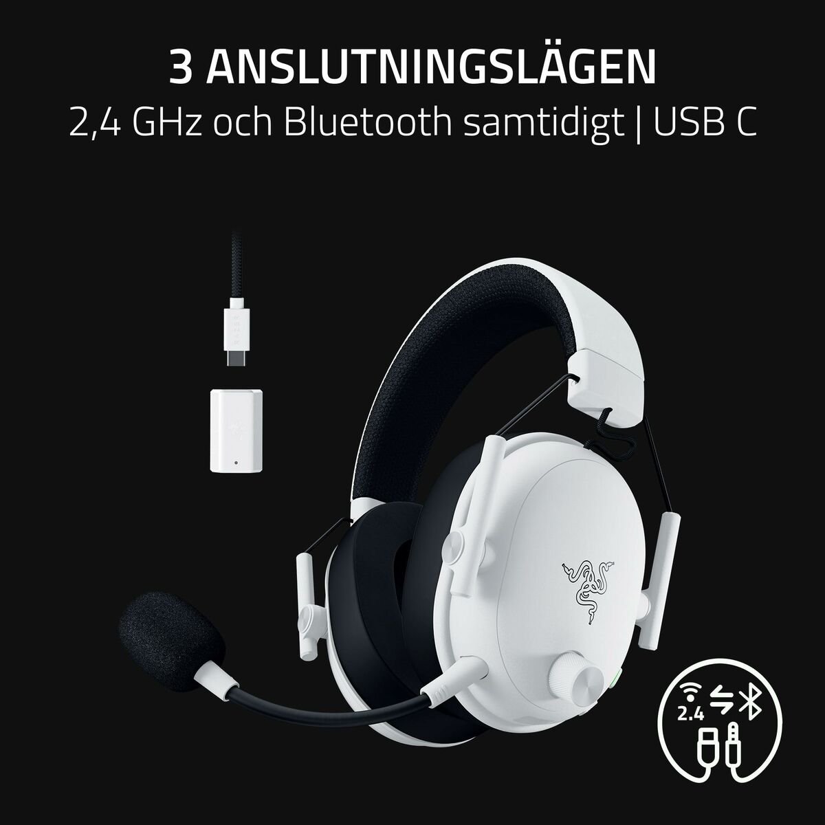 Auriculares Razer RZ04-05410400-R3M1 Blanco