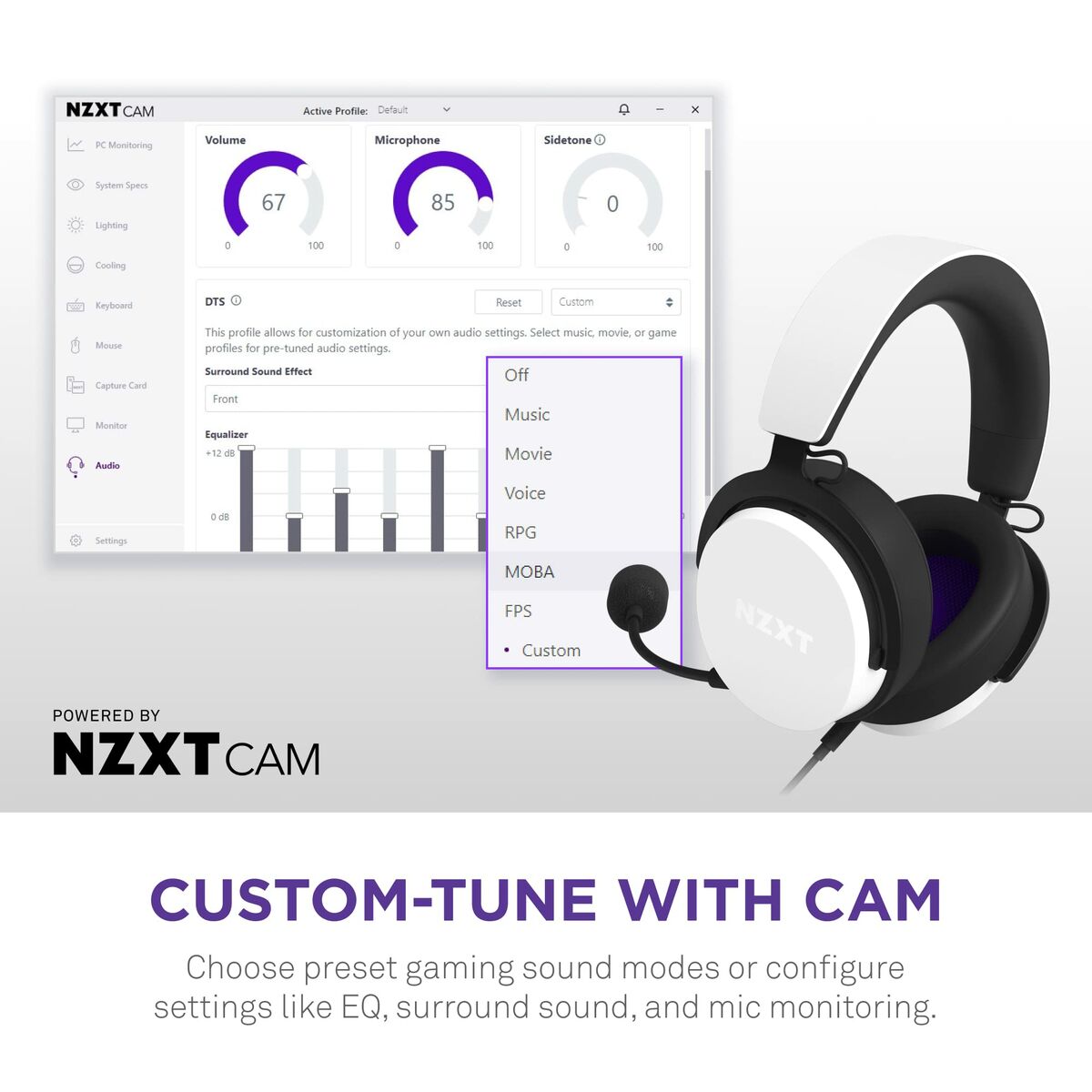 Auriculares NZXT AP-WCB40-W2 Blanco