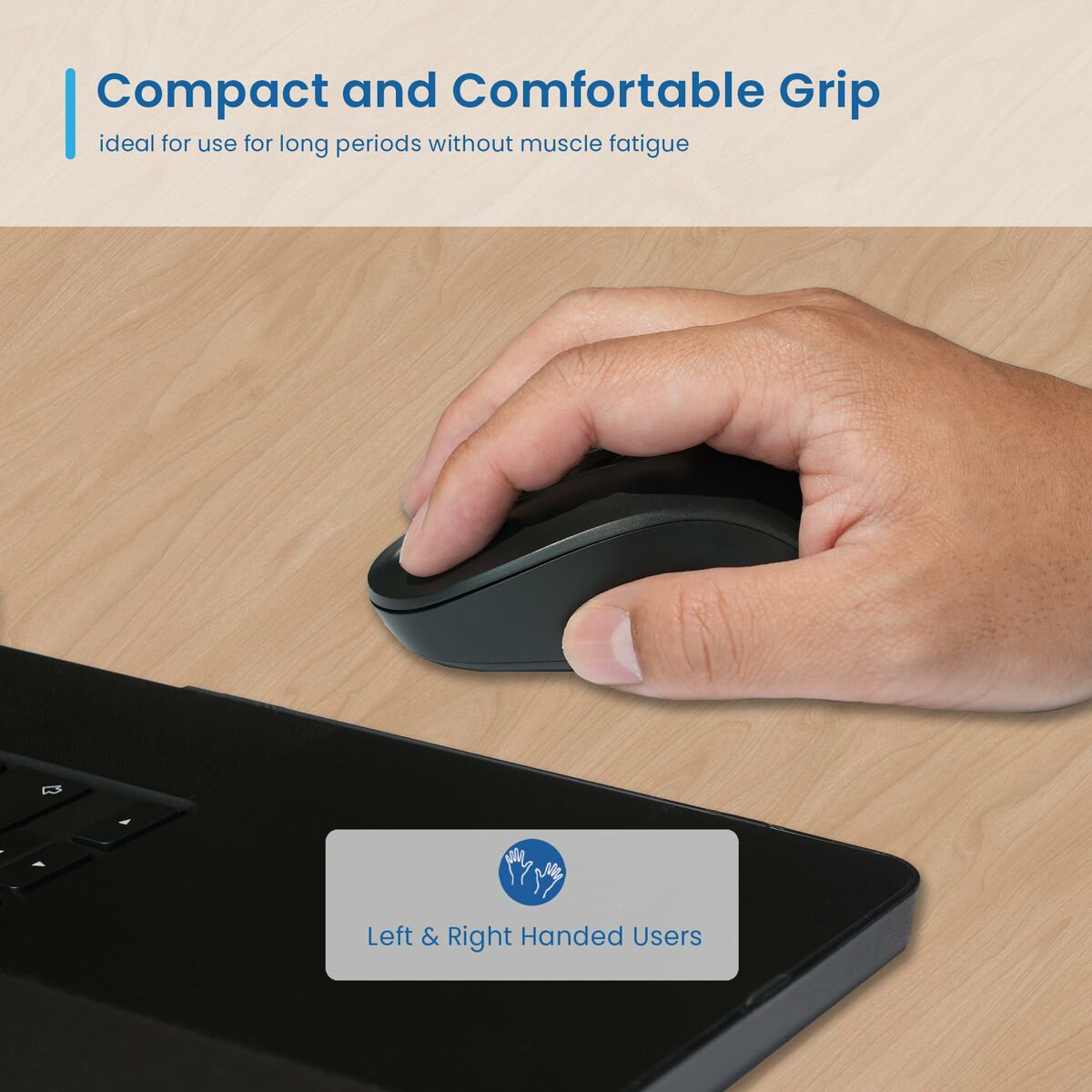 Ratón Ewent EW3218 Negro 1600 dpi