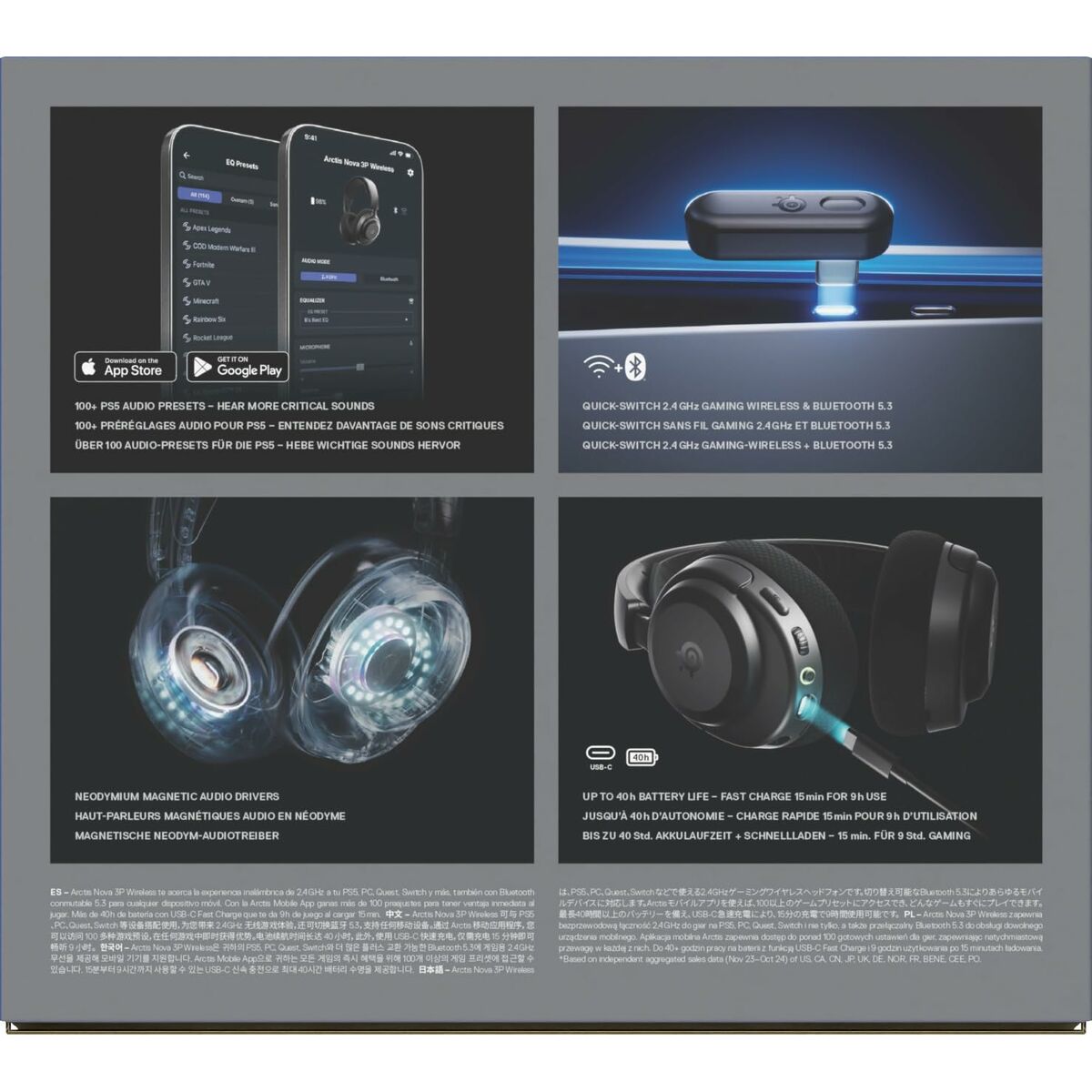 Auriculares SteelSeries 61686 Negro