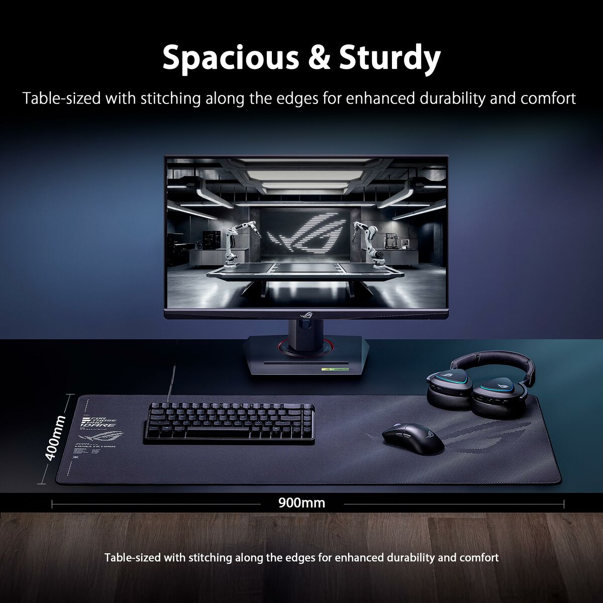 Alfombrilla de Ratón Asus 90MP04B0-BPUA00 Negro