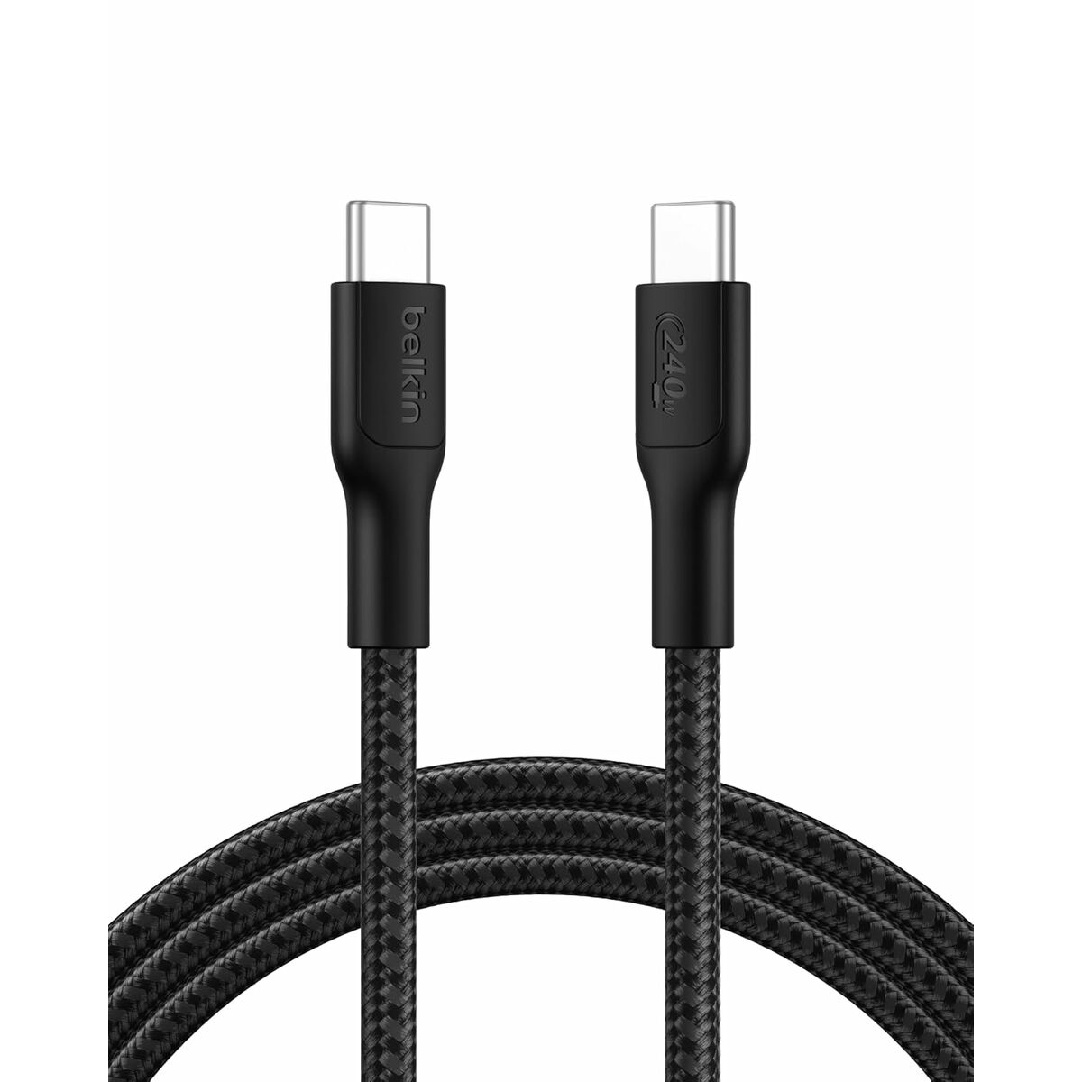 Cable USB a Lightning Belkin CAB025HQ2MBK Negro 2 m