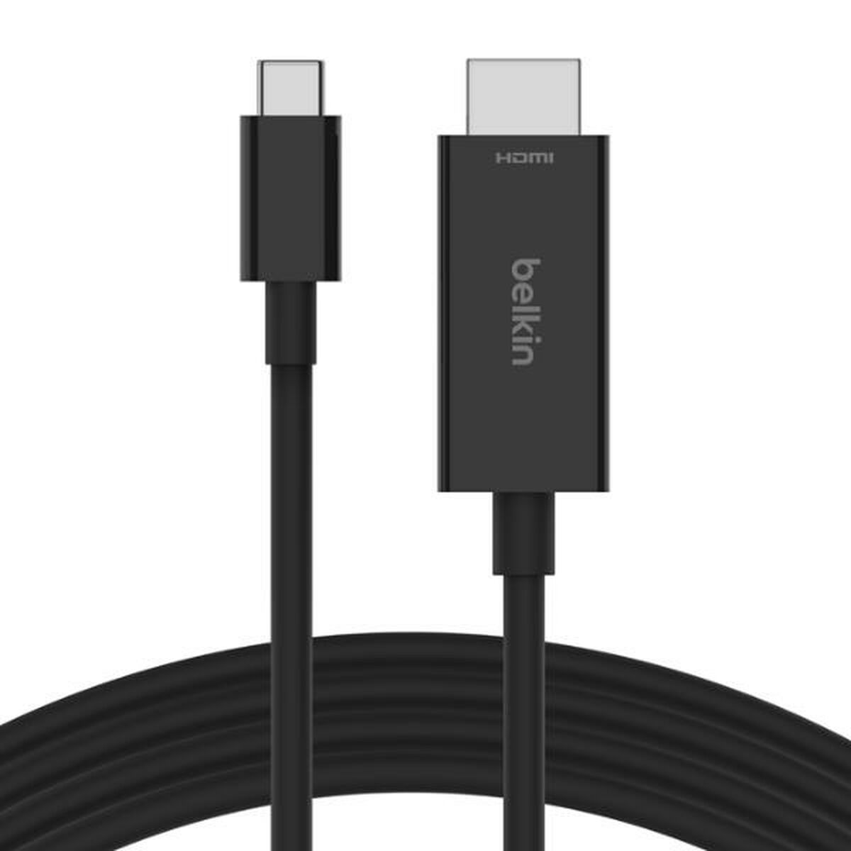 Cable USB-C a HDMI Belkin AVC012bt2MBK Negro 2 m