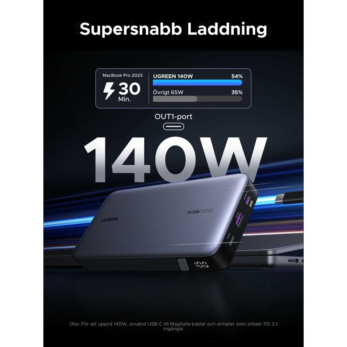 Cable USB a Lightning Ugreen 90597A Gris