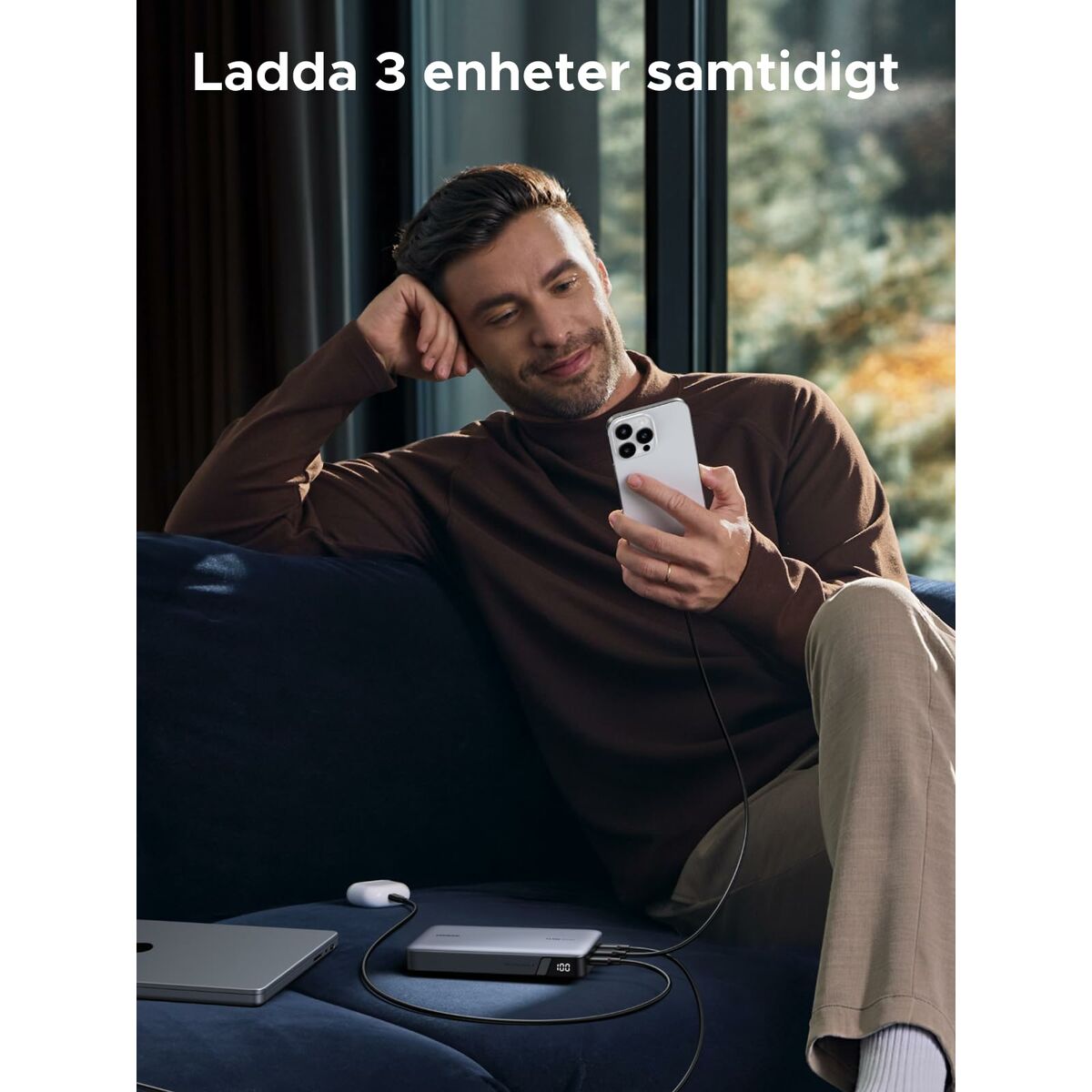 Cable USB a Lightning Ugreen 90597A Gris