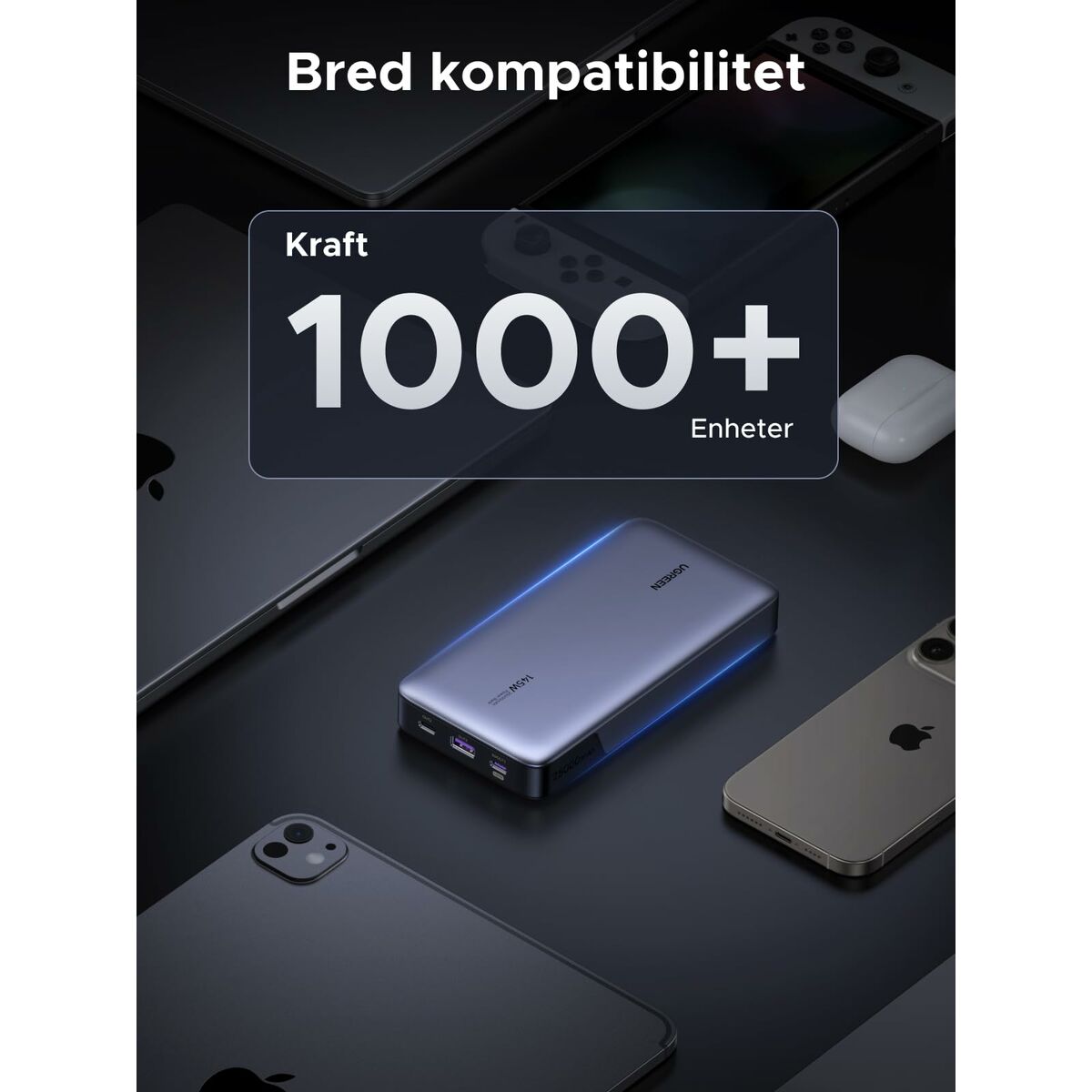 Cable USB a Lightning Ugreen 90597A Gris