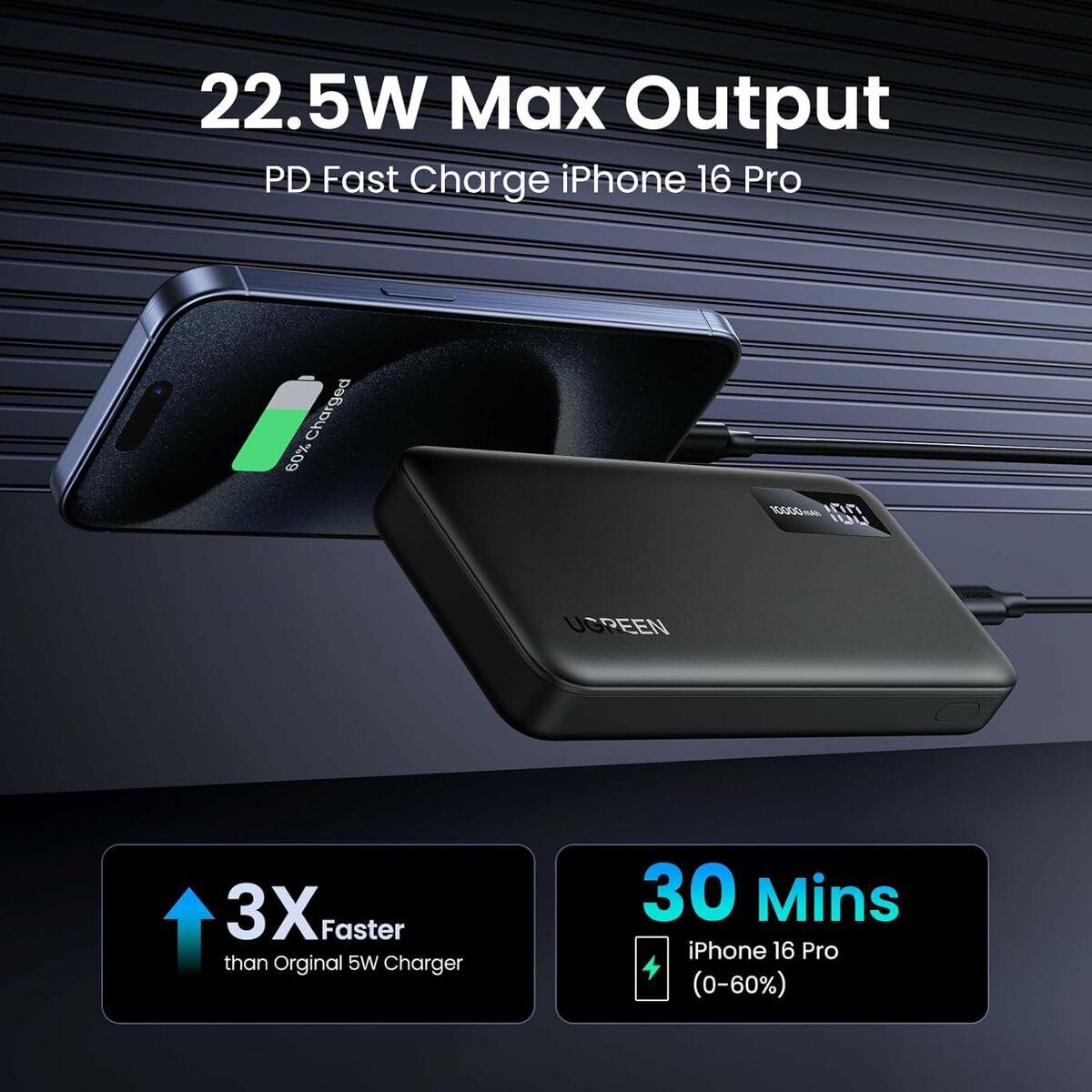 Videocámara de Vigilancia Ugreen UG25742 Negro